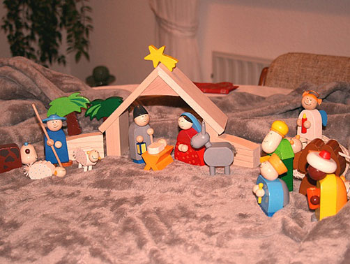 Tom`s erste Krippe