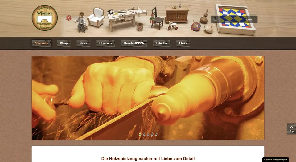 Website-Vorschau von Holz-Liebe